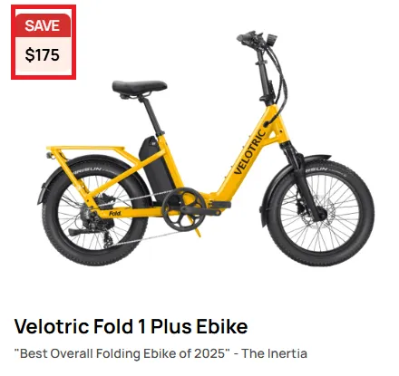 Velotricbike 6% off deal